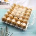 disposable plastic 30 holes egg tray with handle